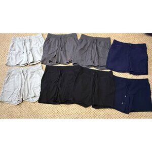 Hanes & Danskin women's small 8-shorts Bundle